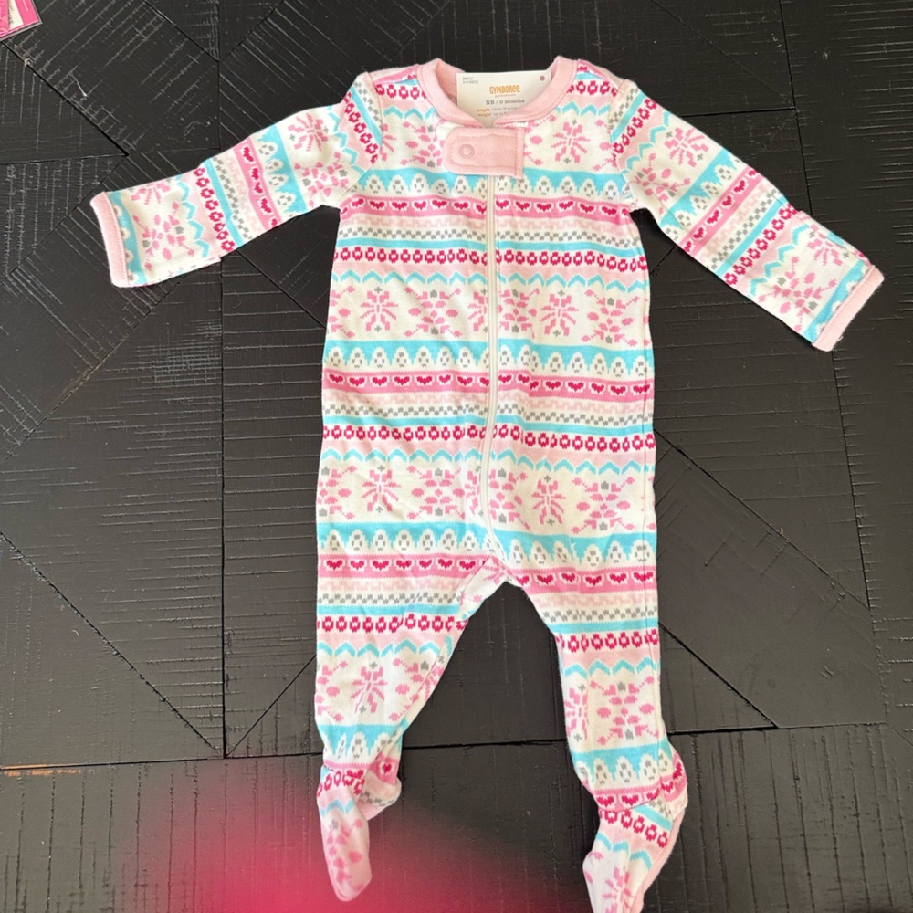 NWT Gymboree NB/0 mos Colorful Striped Kids One Piece